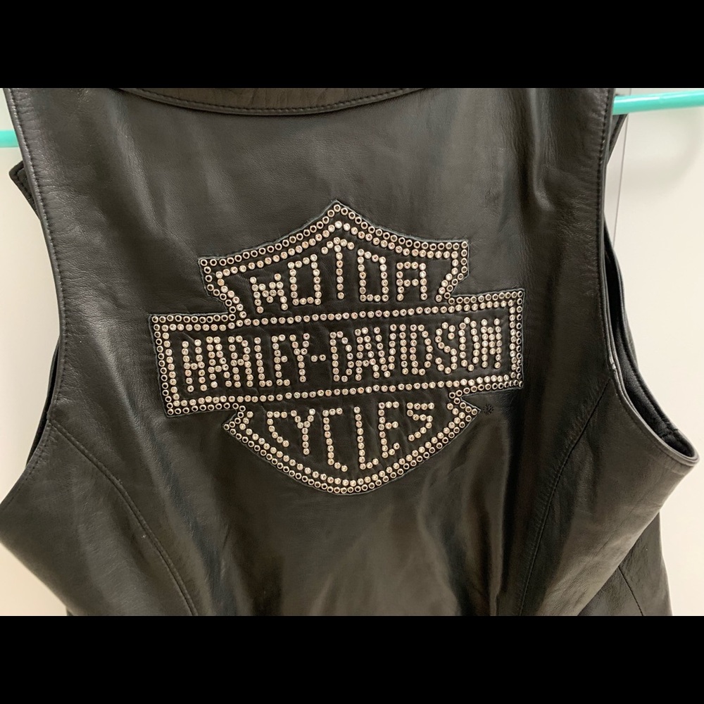 🌟🌟Harley Davidson leather vest
